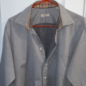 Burberry Iconic Pattern Button Down Shirt